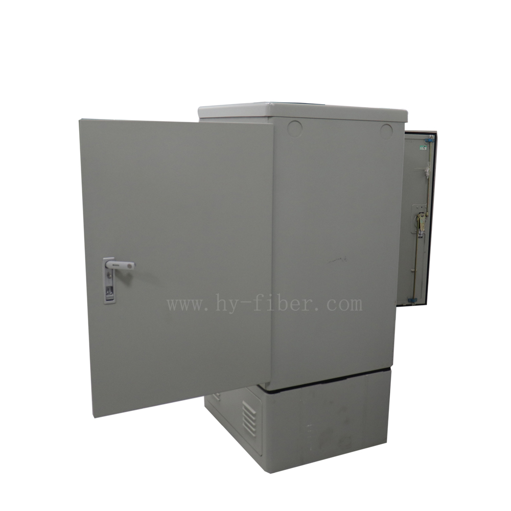 HY-18-C576B 576 Core Fiber Optical SMC Cabinet Front and Back Doors
